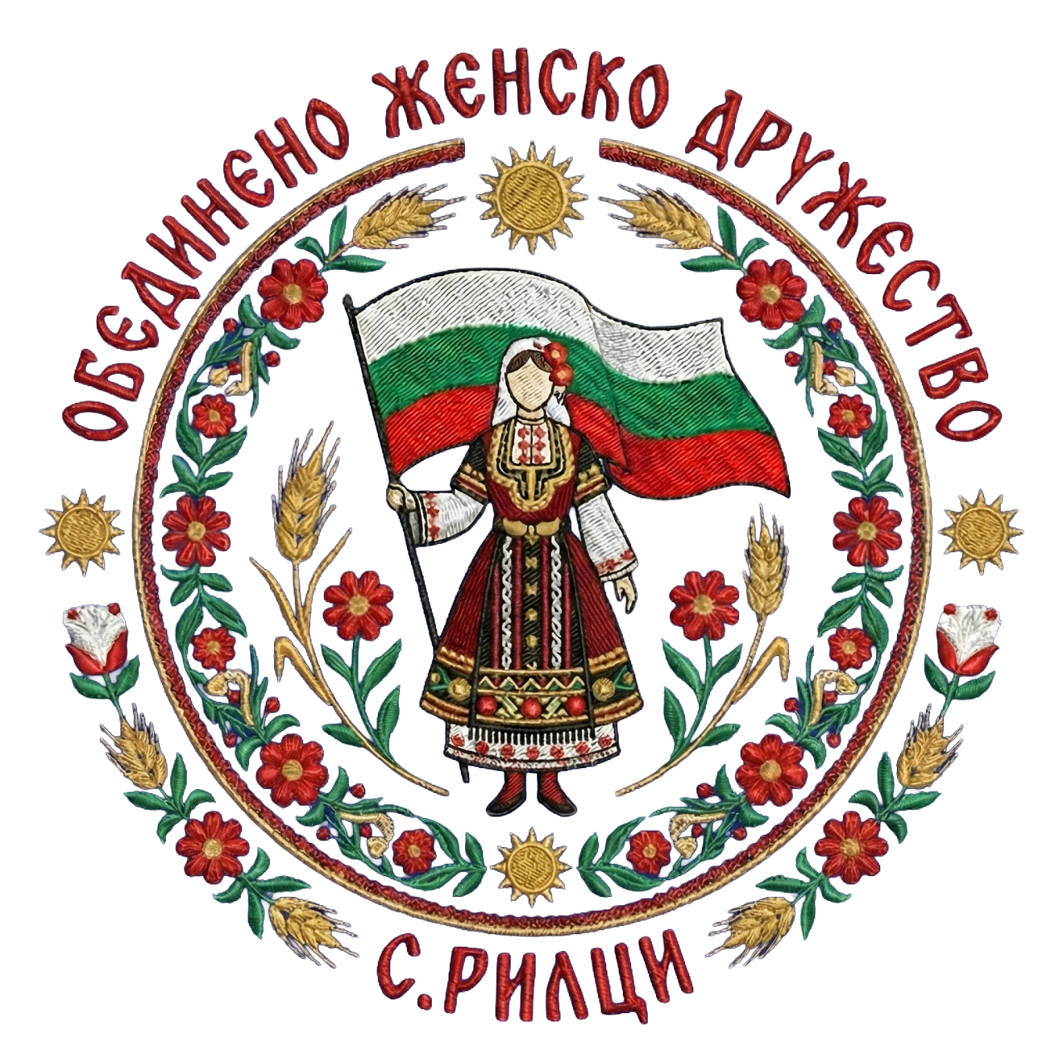 Лого на Обединено женско дружество - Рилци